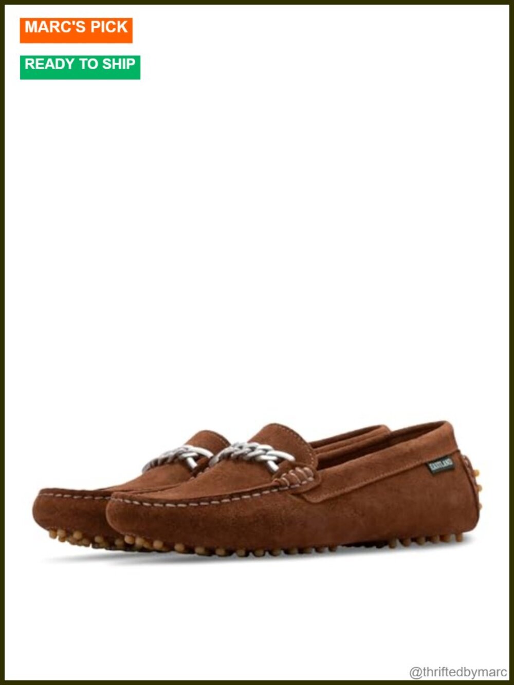 Suede Leather Driving Moc Loafers Slip-On Comfort